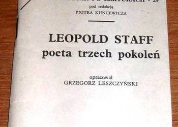 Seria przewodnik po lekturach 29 Leopold Staff