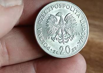 Sprzedam monete 20 zloty 1974 rok Marceli Nowotko