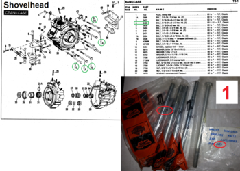 HARLEY DAVIDSON SHOVELHEAD EVO SPORTSTER części