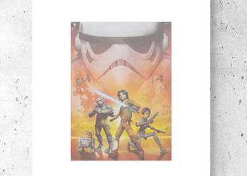 plakat z gwiezdnych wojen, star wars plakaty A4, rebelianci plakat z filmu