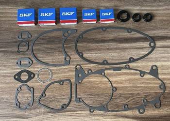 NOWY KOMPLET ŁOŻYSKA SKF USZCZELNIACZE USZCZELKI JAWA 50 OGAR 200 KRYNGIELI NOWY KOMPLET ŁOŻYSKA SKF USZCZELNIACZE USZCZELKI JAWA 50 OGAR 200 KRYNGIELI