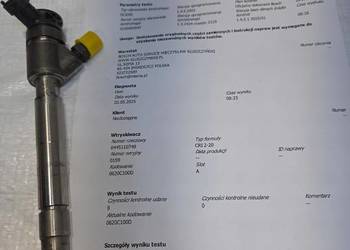 WTRYSK WTRYSKIWACZ OPEL ASTRA L COMBO E VIVARO C 1,5 CDTI 9820403480