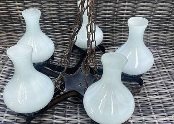 Lampa -antyk - szklane zdejmowane klosze