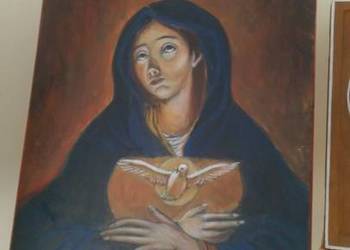 Madonna Niosąca Ducha Świętego ikona pisana Madonna Niosąca Ducha Świętego ikona pisana