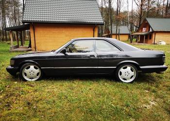Mercedes-Benz W126 SEC - żółte blachy
