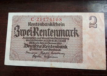 Banknot 2 marki Niemcy