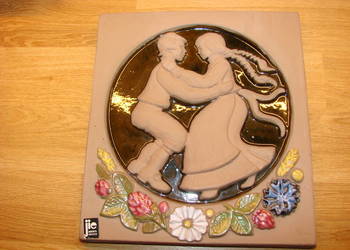 Jie Gantofta "Solveig" ceramiczny obrazek