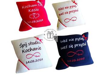 Prezent DZIEŃ KOBIET walentynki dla dziewczyny żony PODUSZKA