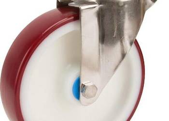 Koła skrętne ze stali nierdzewnej z powierzchnią z tworzywa sztucznego 847…