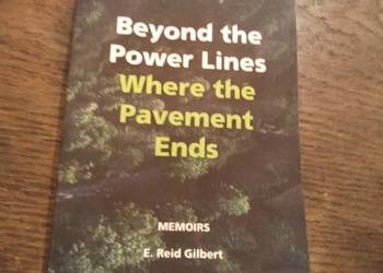 Beyond the power lines where the pavement ends. Po angielsku!