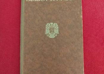 Familien Stammbuch dokument III Rzesza