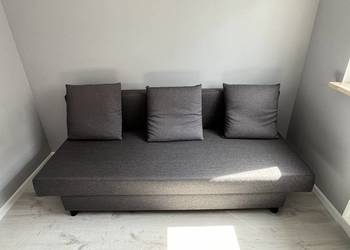 Sofa rozkładana IKEA szara stan bdb - szt. 2