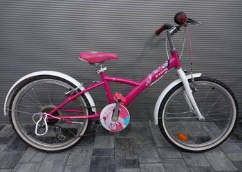 Śliczny rowerek rower dziecięcy dla dziewczynki Btwin mistgirl 500 20"