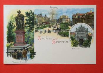 ( 919 ) Reprint widokówki ze Stettina