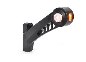 Lampa obrysowa LED, prawa, 12/24V pomrańczowa / czerwona / biała,  przykrę…