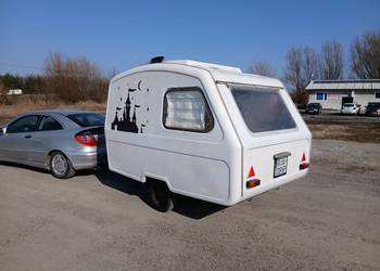 Przyczepa kempingowa niewiadów N126 do remontu