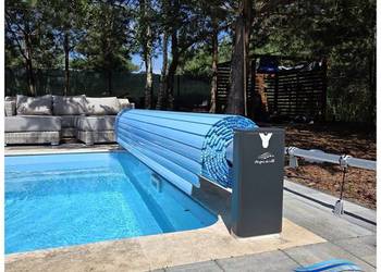 Automatyczna nawodna roleta basenowa 7.0x3.0m Aquaroll z PVC roleta na wymi