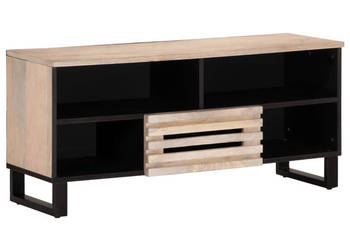 Szafka pod telewizor 100x34x46 cm lite drewno mango WM-377517