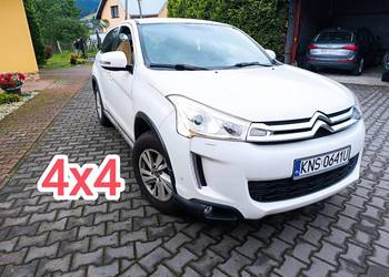 Citroen c4 aircross 4wd (mitsubishi asx) 4x4 1.6hdi biały navi skóry napęd