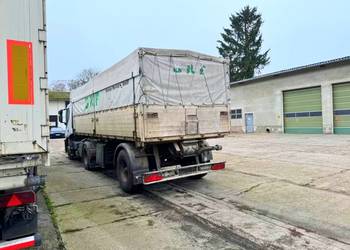 Naczepa z wydmuchem HEITLING do ziarna peletu 1 osiowa