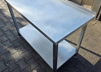 Stół Gastronomiczny Z Półką - 120/67/85 cm - K.1429 N