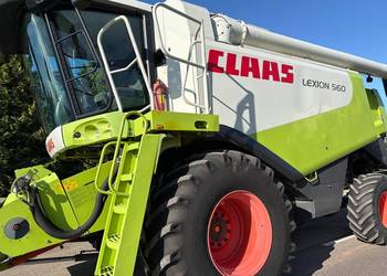 Kombajn zbożowy Claas Lexion 560 heder V750  rok prod. 2009