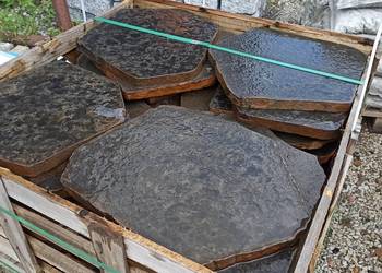 Kamień na ścieżkę chodnik stopy kamienne czarne grys Bazaltowy Palisada