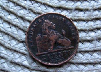 Belgia 2 Centy 1911r - DER