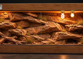 Terrarium hodowlane dla żółwia greckiego agamy brodatej