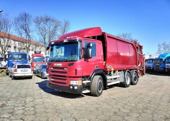 SCANIA P400 6x2 ŚMIECIARKA NORBA SPROWADZONA