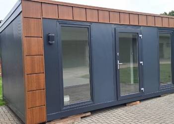 Pawilon biurowo-handlowy kontener mieszkalny 6x3 rama stalowa Ocynk