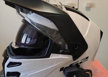 sprzedam kask szczękowy z interkomem ls 2 metro evo
