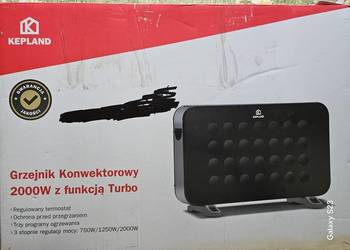 Grzejnik elektryczny z funkcją turbo
