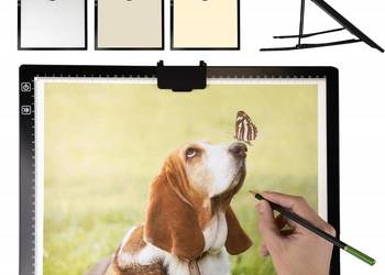 Deska kreślarska Ultralekka podświetlana LED tablica Crafts&Co format A3