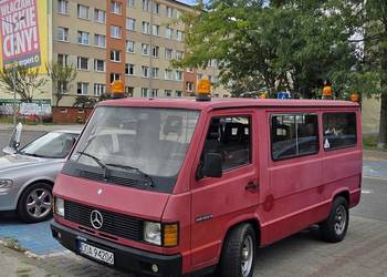 Mercedes MB100 2.4D 9-osobowy, strażacki oryginał, na chodzie