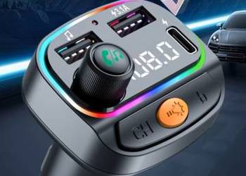 Transmitter samochodowy FM bluetooth 5.3 model C2S, NOWOŚĆ!!