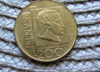 San Marino 200 Lirów 1996r -Kant - Ładna