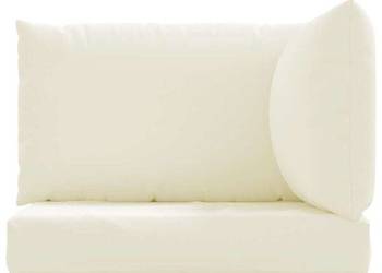vidaXL Poduszki na palety, 3 szt., kremowe(SKU:361775）