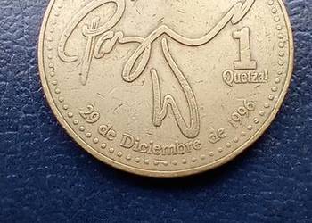 Stare monety 1 quetzal 2000 Gwatemala