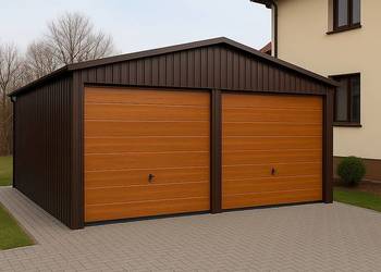 Garaż blaszany 6x6 4x4