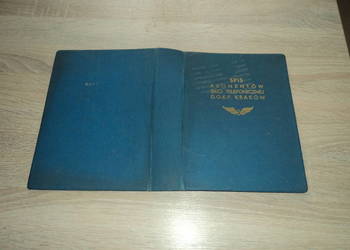 D.O.K.P. Kraków PRL aktówka spis