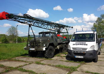 Minikoparka koparka JCB roboty ziemne, Studnie głębinowe, wiercenie studni