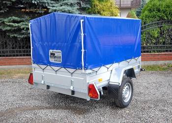 Przyczepa lekka z plandeką Rydwan model A750/B2 wym 195x125c