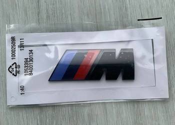 NOWE logo znaczek M POWER emblemat Mpower przyklejany 80x30m