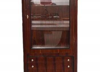 Witryna Art Deco - Gablotka Serwantka - Salon Gabinet - Gablota 3 Szuflady