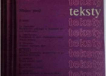 Teksty i Teksty drugie