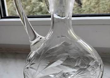 Kryształowa karafka,stary wyrób Kryształowa karafka,stary wyrób