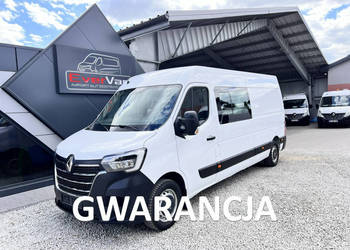 Renault Master max L3H2 7 osobowy brygadówka lift doka pełna opcja 70tys p…