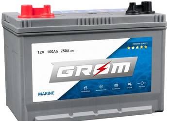 Akumulator głębokiego rozładowania 100Ah 750A GROM MARINE M31-DC