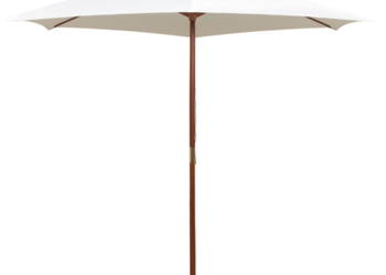 vidaXL Parasol ogrodowy, 270x270 cm, drewniany 42962